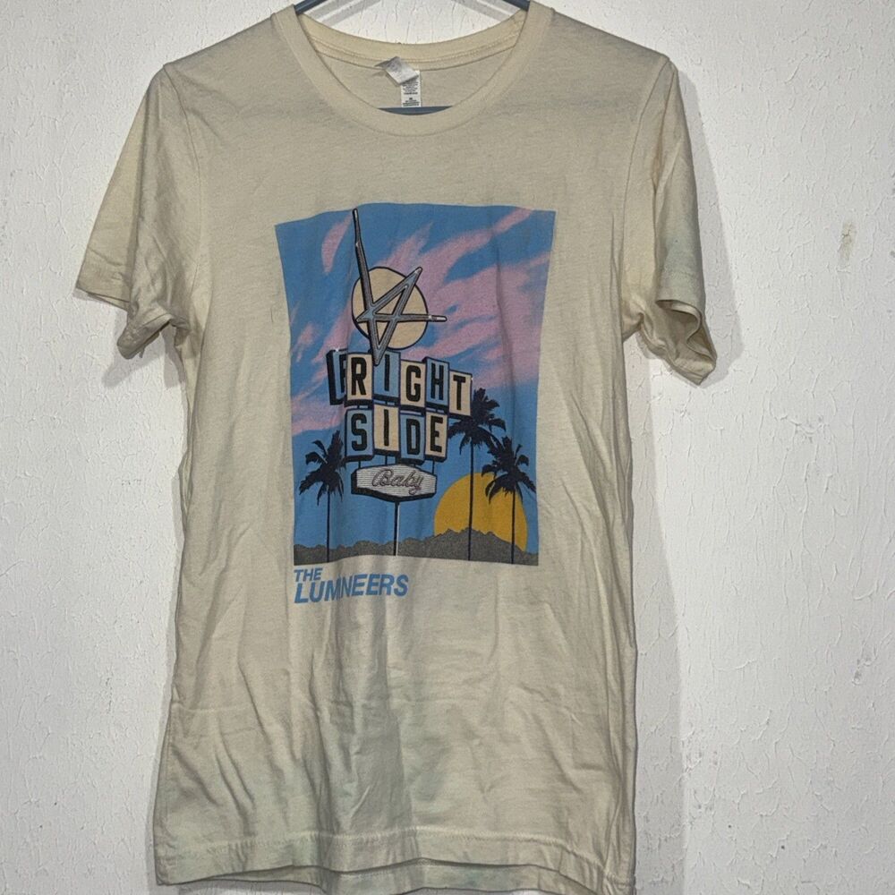 2022 The Lumineers Brightside World tour shirt size small band bright side baby